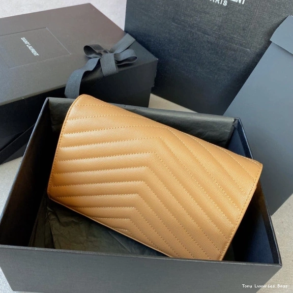 Tony Luxuries WALLET CASSANDRE CHAIN MATELASSÉ YSL 0723